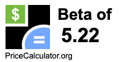 Beta of 5.22