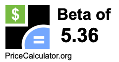 Beta of 5.36