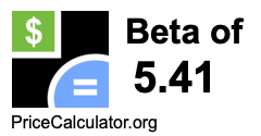 Beta of 5.41