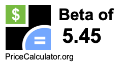 Beta of 5.45