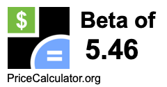 Beta of 5.46