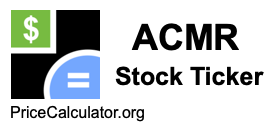 ACMR Stock Ticker ACMR