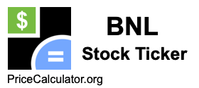 BNL Stock Ticker BNL