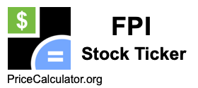 FPI Stock Ticker FPI
