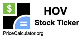 HOV Stock Ticker HOV