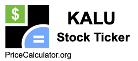 KALU Stock Ticker KALU