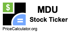MDU Stock Ticker MDU