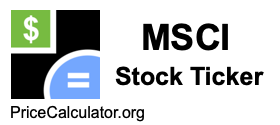 MSCI Stock Ticker MSCI