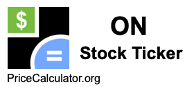 ON Stock Ticker ON