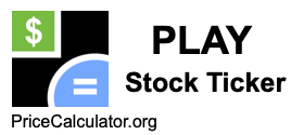 PLAY Stock Ticker PLAY
