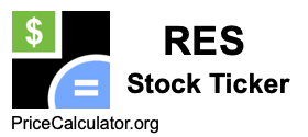 RES Stock Ticker RES