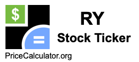 RY Stock Ticker RY