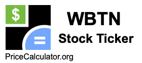 WBTN Stock Ticker WBTN